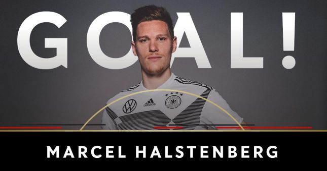 Хальстенберг забил дебютный гол за сборную Германии