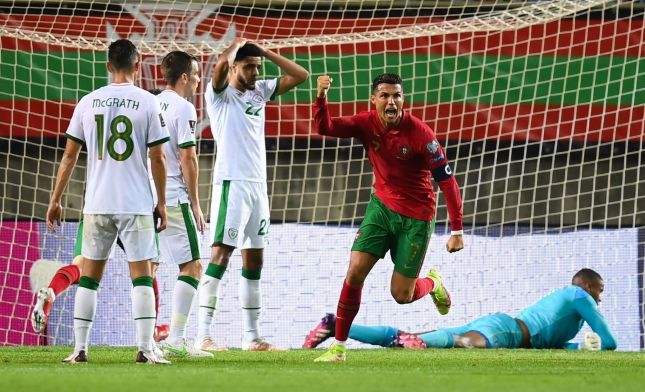 Португалия вырвала победу у Ирландии благодаря дублю Роналду