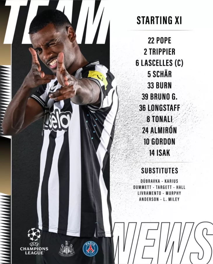 ПСЖ, Ньюкасл