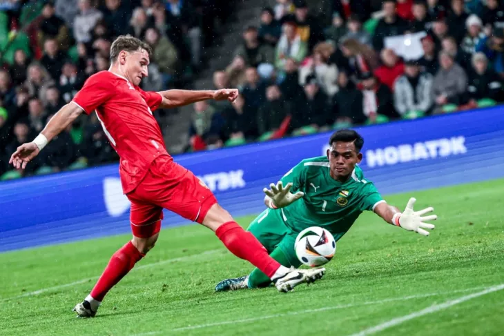 Сборная России одержала рекордную победу над Брунеем