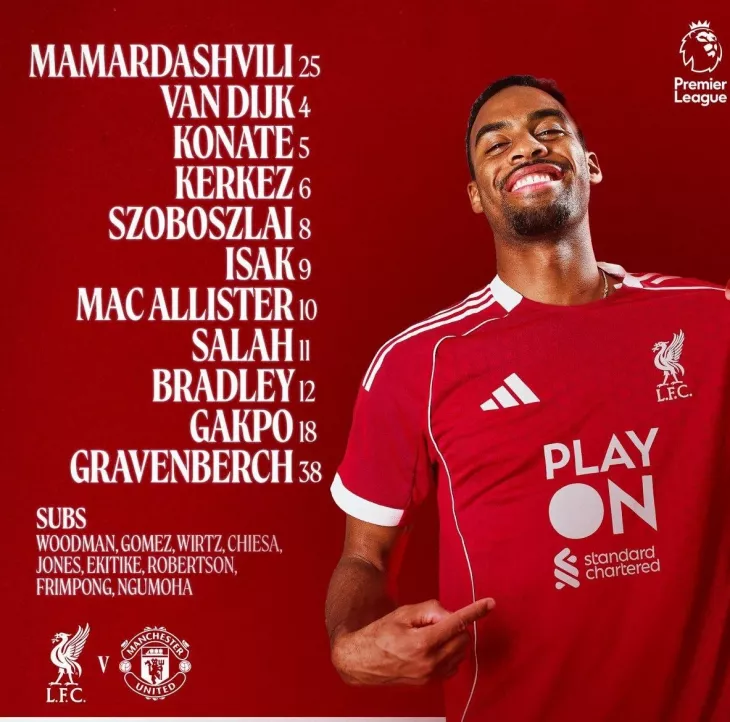 Ливерпуль, Манчестер Юнайтед