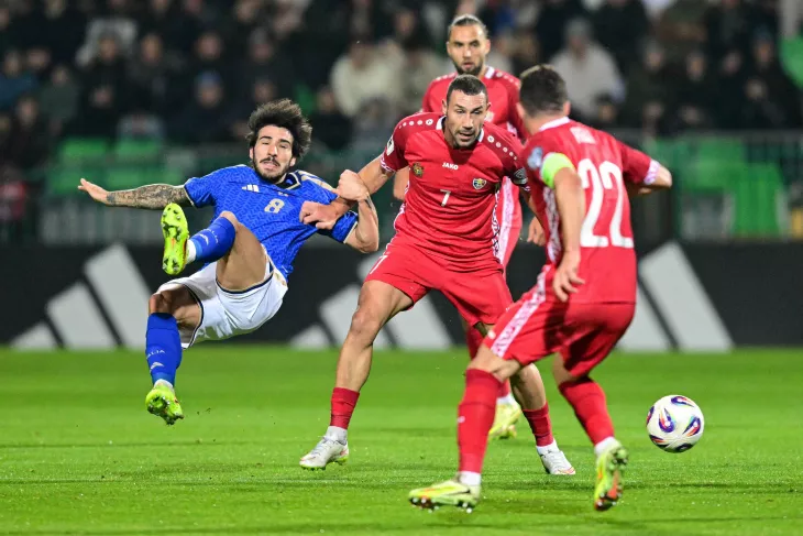 Сборная Италии, Сборная Молдовы